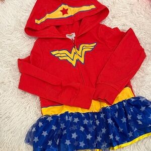 Kids Superhero Costume Hoodie - Red, Yellow, and Blue